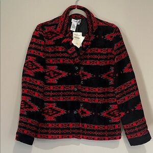 Coldwater Creek | New Aztec Southwestern print blazer/jacket Women’s size S bead